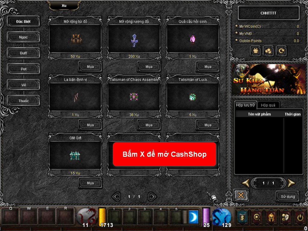 Chức năng chính của Game MU Hội Tụ Chức năng chính của Game MU Hội Tụ