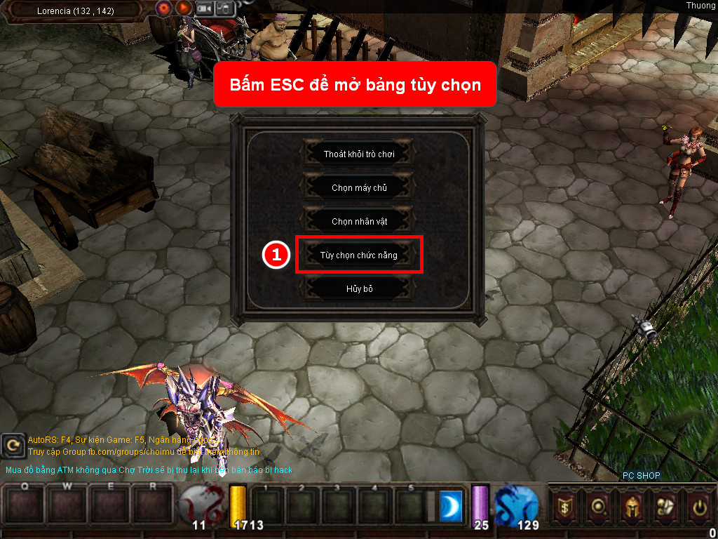 Chức năng chính của Game MU Hội Tụ Chức năng chính của Game MU Hội Tụ